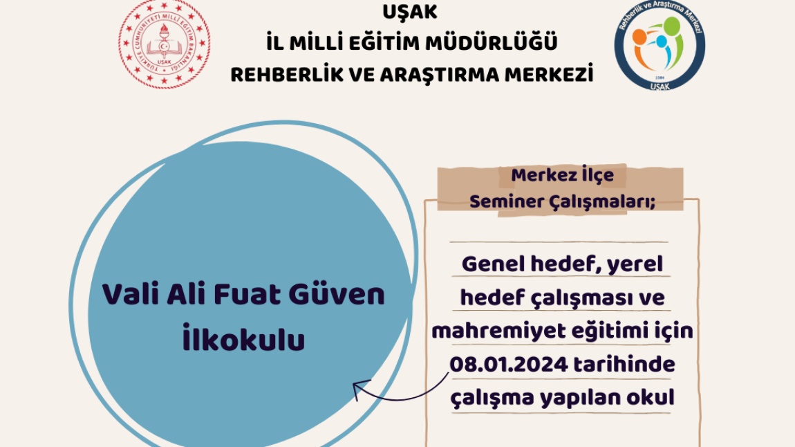 2024-2025 EĞİTİM ÖĞRETİM YILI SEMİNER ÇALIŞMALARIMIZ MERKEZ İLÇEDE DEVAM EDİYOR.