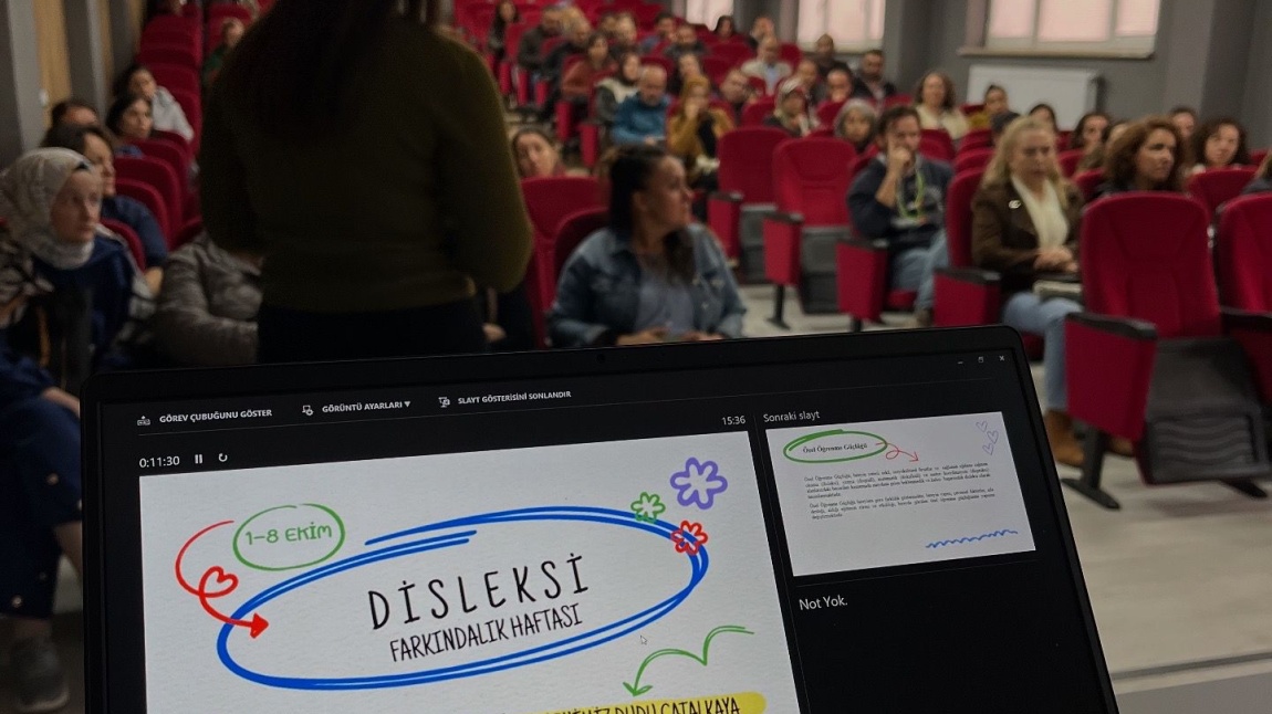 Dünya Disleksi Günü ve Disleksi Farkındalık Haftası kapsamında, Uşak Rehberlik ve Araştırma Merkezi olarak “Özel Öğrenme Güçlüğü” konulu bir seminer gerçekleştirdik.